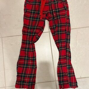 Plaid Red Kids Bottoms